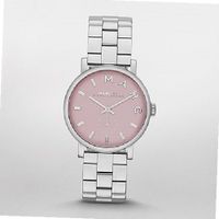 Marc by March Jacobs Baker Silver Tone Pink Dial