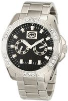 Marc Ecko E13561G2 The Henly Silver Black Classic Analog