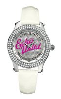 Marc Ecko Ladies E10038M2 With Rollie Silver Dial And White Patent Strap