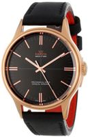 Marvin M112.54.41.64 DN8 Mechanical Rose Gold Plated Black Leather Strap