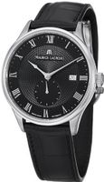 Maurice Lacroix Masterpiece Black Dial Black Leather MP6907-SS001-310