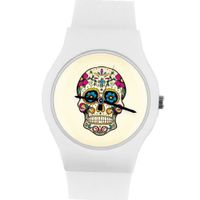 02:39PM Day of the Dead Colorful Skull May28th