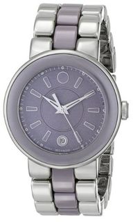 Movado 0606553 Cerena Stainless Steel/Smokey Lilac Case