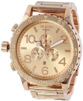 Nixon 51-30 Chrono Rose Gold Tone Solid Stainless Steel