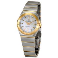 Omega Constellation Mother Of Pearl Dial Gold and Steel Ladies 12320276005001