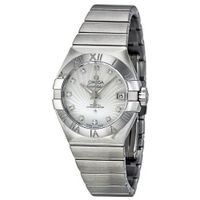 Omega Constellation White Mother of Pearl Steel Ladies 123.10.27.20.55.001