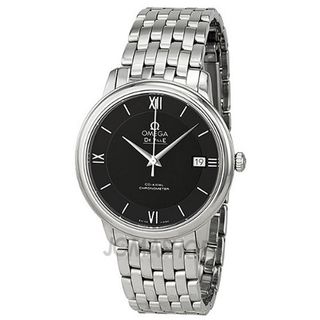 Omega De Ville Prestige Co-Axial Automatic Black Dial Stainless Steel 424.10.37.20.01.001