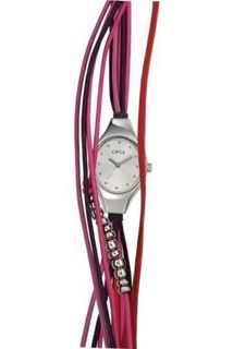 Opex Filante X2341LB6 Analog Quartz with Steel Dial, White Back and Multicolor Leather Strings Bracelet