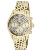 Beverly Silver Glitter Dial Gold Tone Ion Plated Stainless Steel