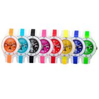 Paris White and Multicolor Colorful Dial Wrist for Kids Designed in France
