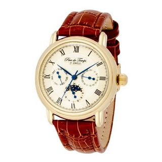 Pere de Temps Unisex 3011 Genese Mundial Automatic Mechanical Stainless Steel with Yellow Gold Overlay