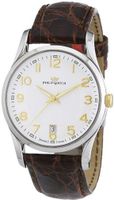 Philip Sunray Analogue R8251680165 with Quartz Movement, White Dial and Stainless Steel Case