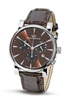 Philip Wales Chronograph R8271693055 with Quartz Movement, Brown Dial and Stainless Steel Case