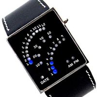 Black Unique Design 29 Binary LED Digital Wrist - JUST ARRIVE!!!
