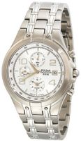 Pulsar PF3665 Alarm Chronograph Silver-Tone Stainless Steel