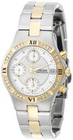 Pulsar PF8212 Crystal Accented Chronograph Two-Tone Stainless Steel