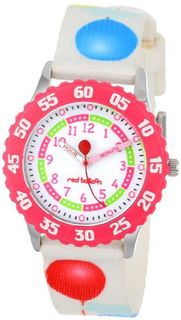 Red Balloon Kids' W000178 Printed Strap Stainless Steel Time Teacher