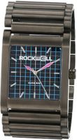 Rockwell Time Unisex RK108 Rook Stainless Steel Gunmetal Band Plaid Dial
