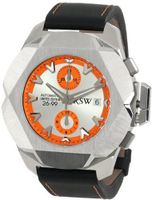 RSW 4450.MS.V18.58.00 Nazca G Stainless-Steel Orange Automatic Chronograph Leather Date
