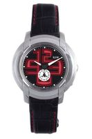 RSW 9130.BS.L1.14.00 Volante Stainless Steel Red Designed Luminous Black Leather