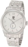 S. Coifman SC0117 Silver Textured Dial Stainless Steel