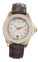 Saint Honore 761010 8PARDR Royal Paris Rose Gold PVD Stainless Steel Eclair Effect Leather Date