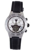 Saint Honore 890017 1GAIN Worldcode Two-Tone Dial Chronograph Leather