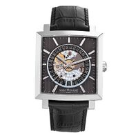 Saint Honore Orsay 880090 1GIN mm Automatic Stainless Steel Case Black Calfskin Synthetic Sapphire