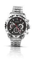 Sekonda Quartz with Black Dial Analogue Display and Silver Stainless Steel Bracelet 3510.27