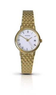 Sekonda Quartz with White Dial Analogue Display and Gold Stainless Steel Bracelet 4683.27