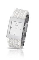 Seksy by Sekonda Quartz with White Dial Analogue Display and White Plastic Strap 4853.37