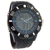 Structure by Surface 51mm Digital Alarm Chrono Black Rubber 32737