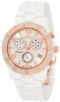 Swiss Precimax SP12043 Luxe Elite Mother-Of-Pearl Dial with White Ceramic Band