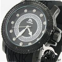 Techno Master Designer Timepiece - Stainless Steel - 0.12ctw Diamond