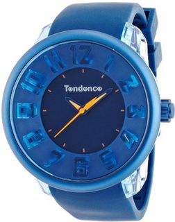 Tendence Fantasy 3H Unisex Quartz with Blue Dial Analogue Display and Blue Plastic or PU Strap T0630003