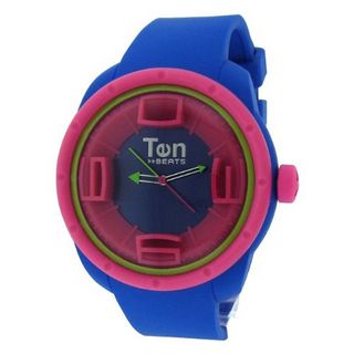 TENDENCE - Ten Beats 3H Elecro Blue Dial and Pink - BF130202