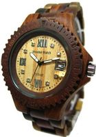 Tense Inlaid Multicolored Sports Natural Wood Roman Numerals G4100I RNLF
