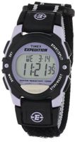 Timex Unisex T49658 Expedition Classic Digital Chrono Alarm Timer Black Fast Wrap Velcro Strap