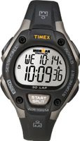 Timex Unisex T5E961 Ironman Traditional 30-Lap Black and Gray Resin Strap