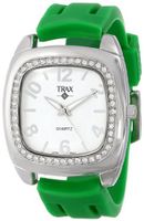Trax TR1740-WG Malibu Fun Green Rubber White Dial Crystal
