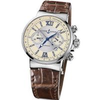 Ulysse Nardin Maxi Marine Chronograph Date Automatic Stainless Steel 353-66/314