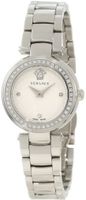 Versace M5Q91D001 S099 "Mystique" Stainless Steel and Diamond Bracelet with Sunray Dial
