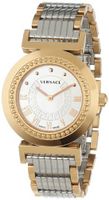 Versace P5Q80D499 S089 Vanity Rose Gold Ion-Plated Stainless Steel Silver Sunray Dial