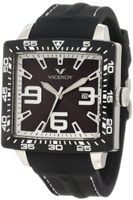 Viceroy 432099-55 Black Square Rubber Date
