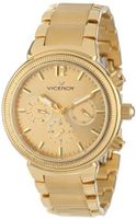 Viceroy 47642-29 Femme Yellow Gold Ion-Plated Stainless Steel Dual Time