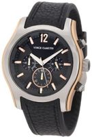 Vince Camuto VC/1008BKRG The Cruiser Rosegold-Tone Aluminum Accented Chronograph