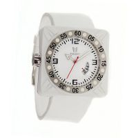 uVuarnet Deepest Gent in White with Silver Bezel 