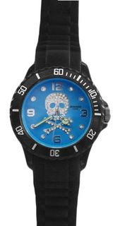 Waooh - Skull and Crossbones 38 Silicone Black/Turquoise