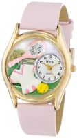Whimsical es Kids' C0810015 Classic Gold Tennis Female Pink Leather And Goldtone
