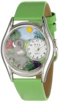 Whimsical es S0150013 Elephant Green Leather